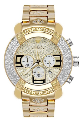 Aqua master gold tone - aqua,
