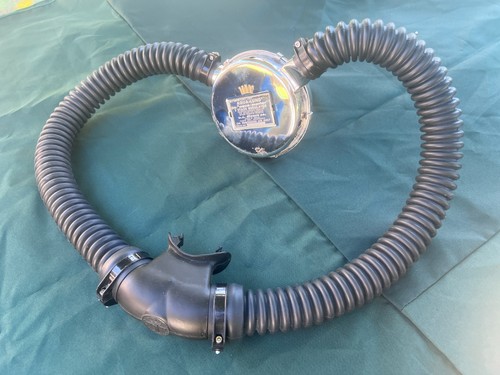 Vintage working two hose - working, aqua